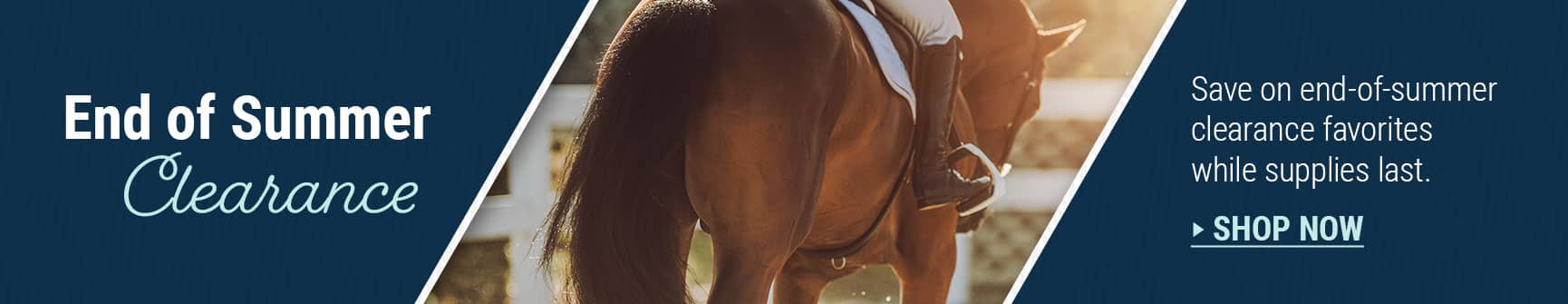 End of Season Clearance on Horse Products at FarmVet.com.