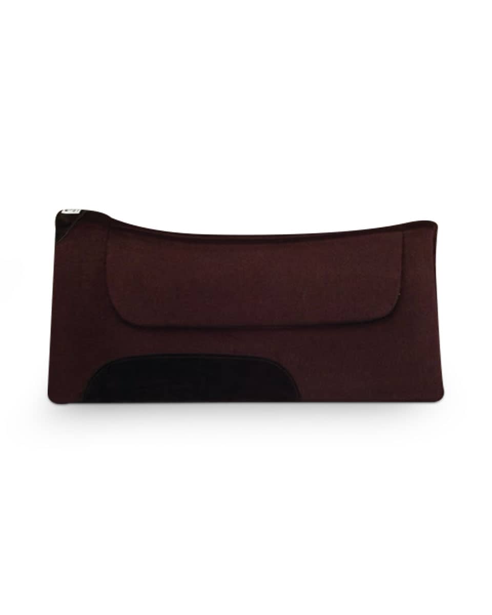 Diamond Wool Contoured Rhody Charcoal Saddle Pad
