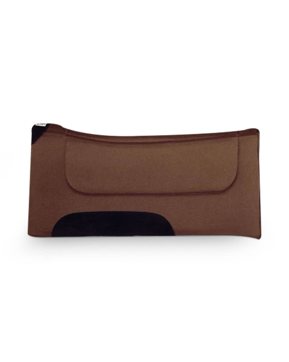 Diamond Wool Contoured Rhody Raisin Saddle Pad