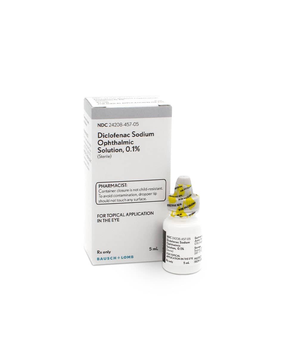 Diclofenac 0.1% Ophthalmic Drops