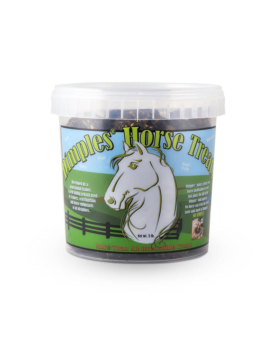 Dimples Horse Treats with pill dimples from Winding Way Farm