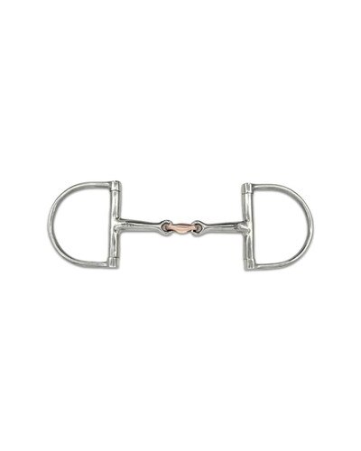 Double Jointed Copper Elliptical D Bit from Jake Adams Equestrian