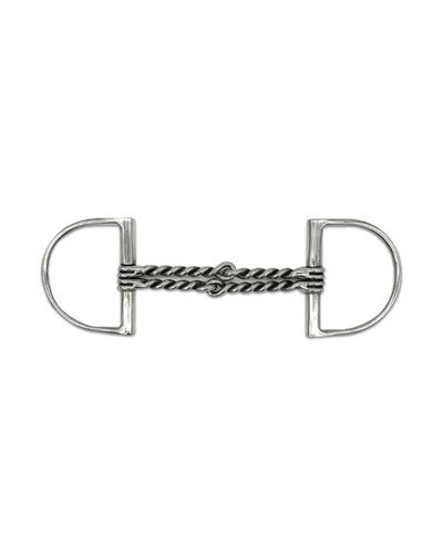 Double Twisted Wire D-Ring Bit by Jake Adams Equestrian