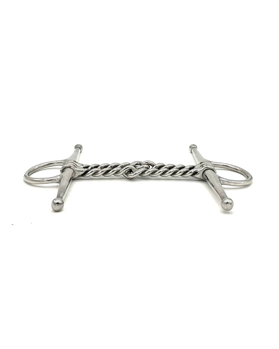 Jake Adams Equestrian Double Twisted Wire Full Cheek Bit