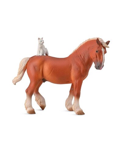 Breyer Draft Horse with Cat