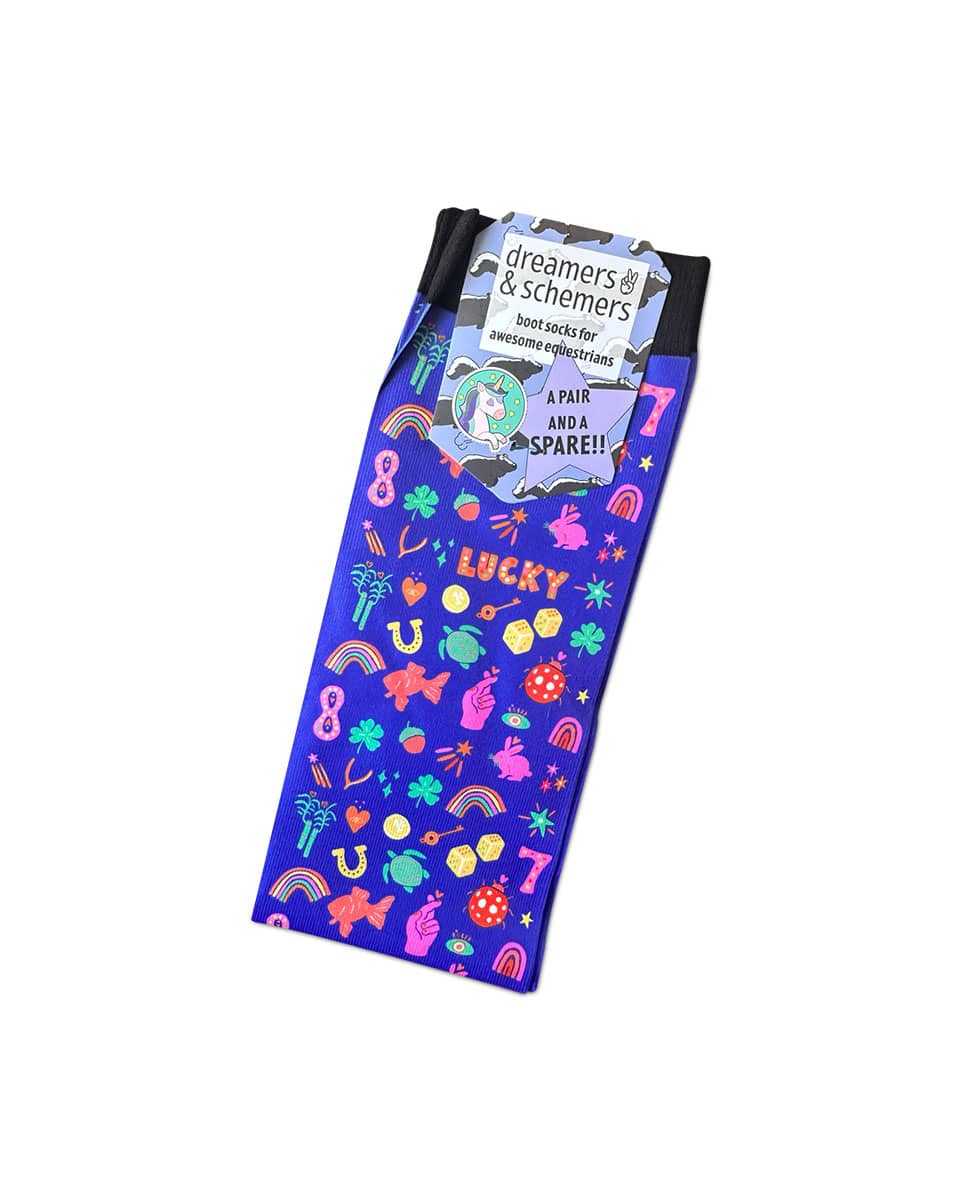 Dreamers & Schemers Pair & A Spare Boot Socks - Fingers Crossed