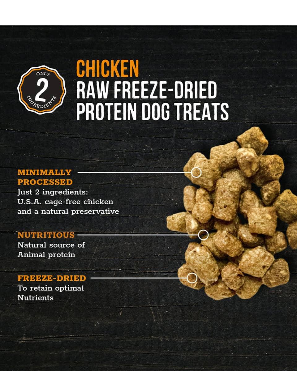 Wholesome Pride Raw Freeze-Dried Chicken Dog Treats