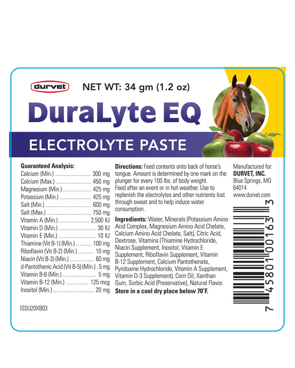 Durvet DuraLyte EQ Electrolyte Paste