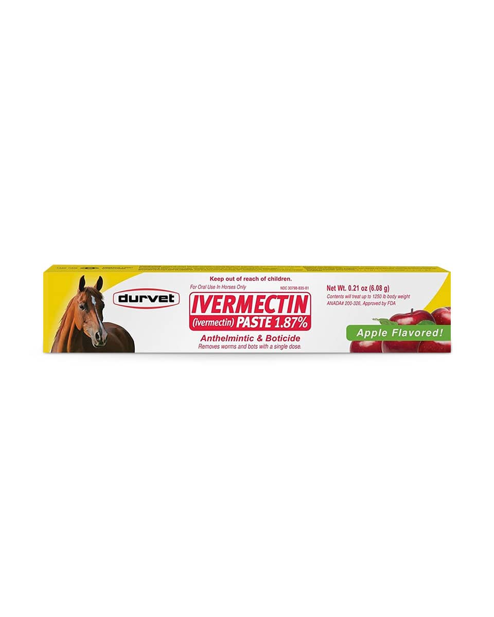 Durvet Ivermectin Paste 1.87% for deworming horses