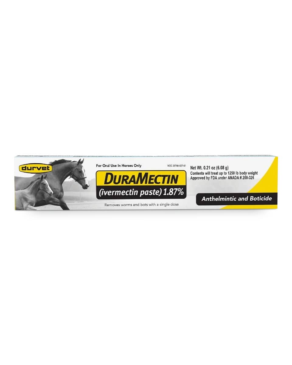 Durvet DuraMectin Paste (Ivermectin) 1.87% equine wormer