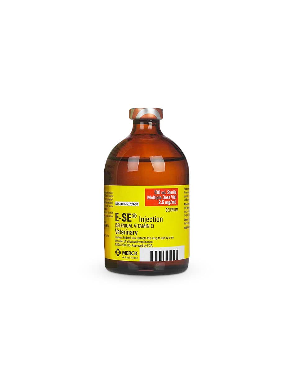 E-SE Injection (Selenium and Vitamin E) for Horses- 2.5mg/ml- 100ml