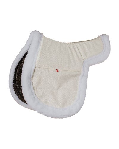 Ecogold Secure Shimcare Hunter Saddle Pad White