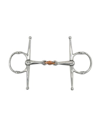 Double Jointed Copper Elliptical Nelson Gag Bit by Jake Adams Equestrian