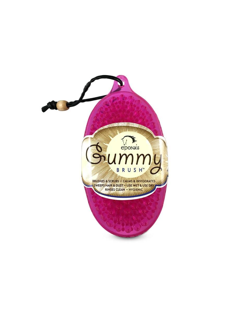 Epona Gummy Scrubby grooming brush