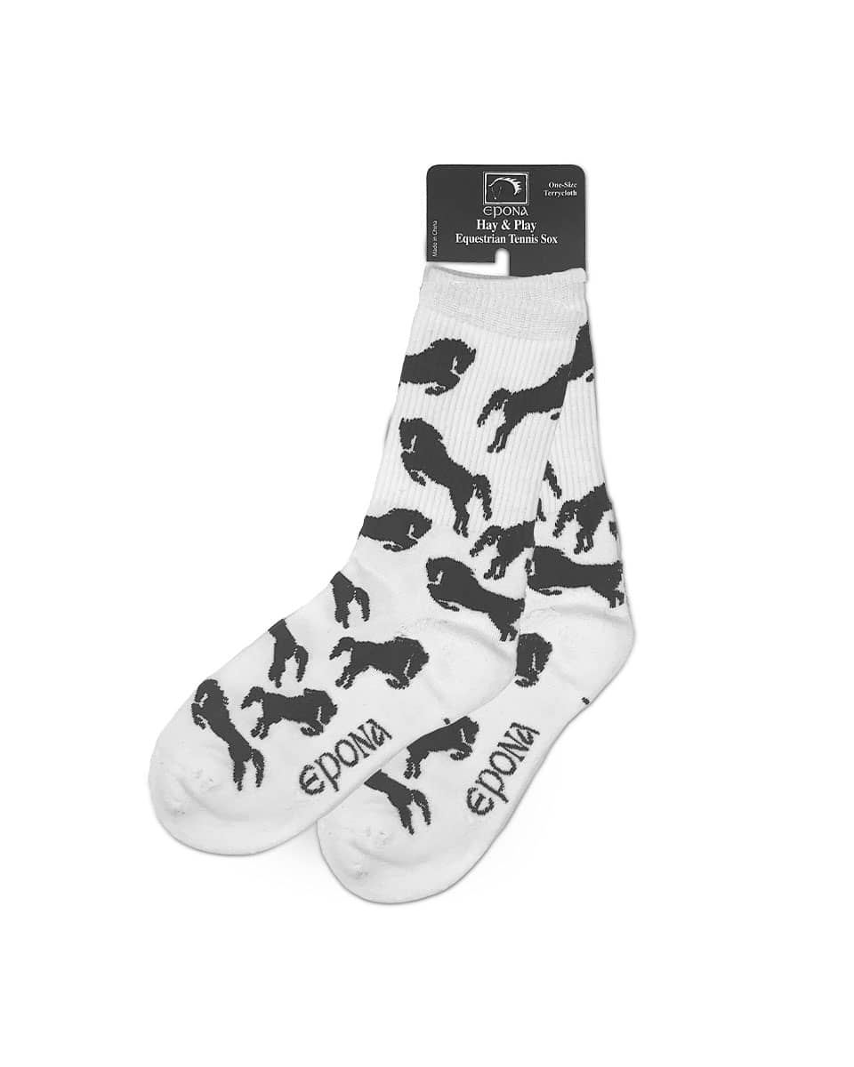 Epona Hay and Play Equestrian Tennis Socks