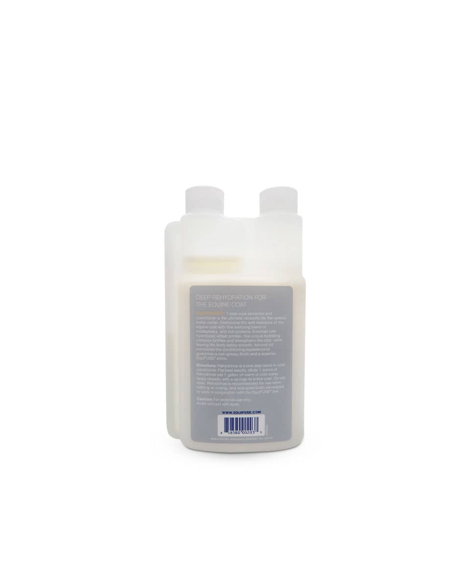 EquiFuse Rehydrinse Coat Protector + Conditioner 16oz label