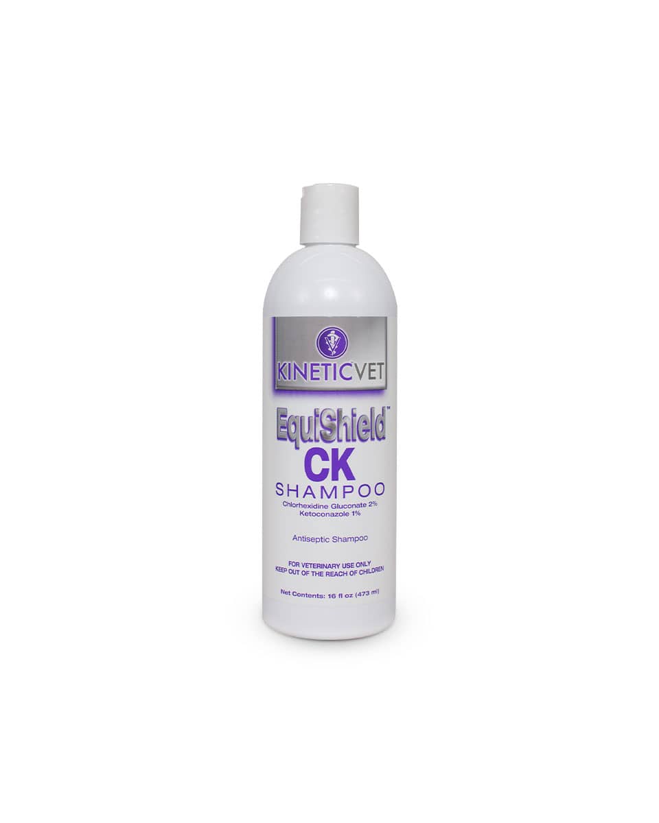 EquiShield CK Shampoo by Kinetic Vet - medicated anti-fungal and antibacterial shampoo for horses, dogs and cats