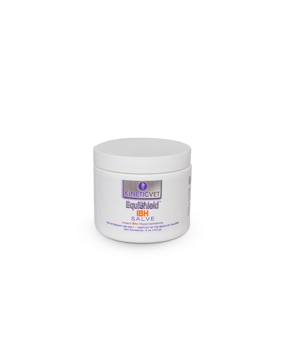 EquiShield IBH Salve by Kinetic Vet topical relief for allergic dermatitis caused by insect bites