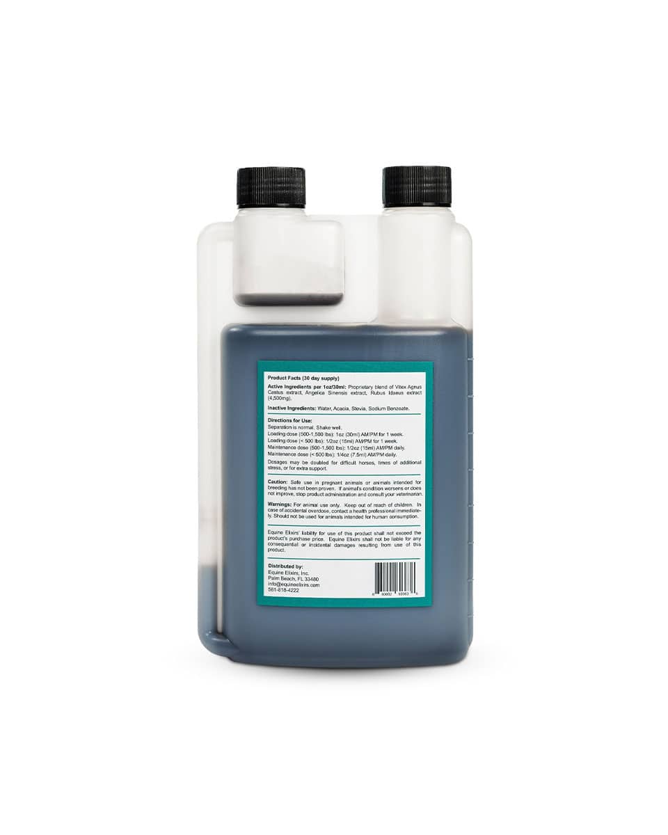 Equine Elixirs Positude - all-natural hormone support supplement for horses