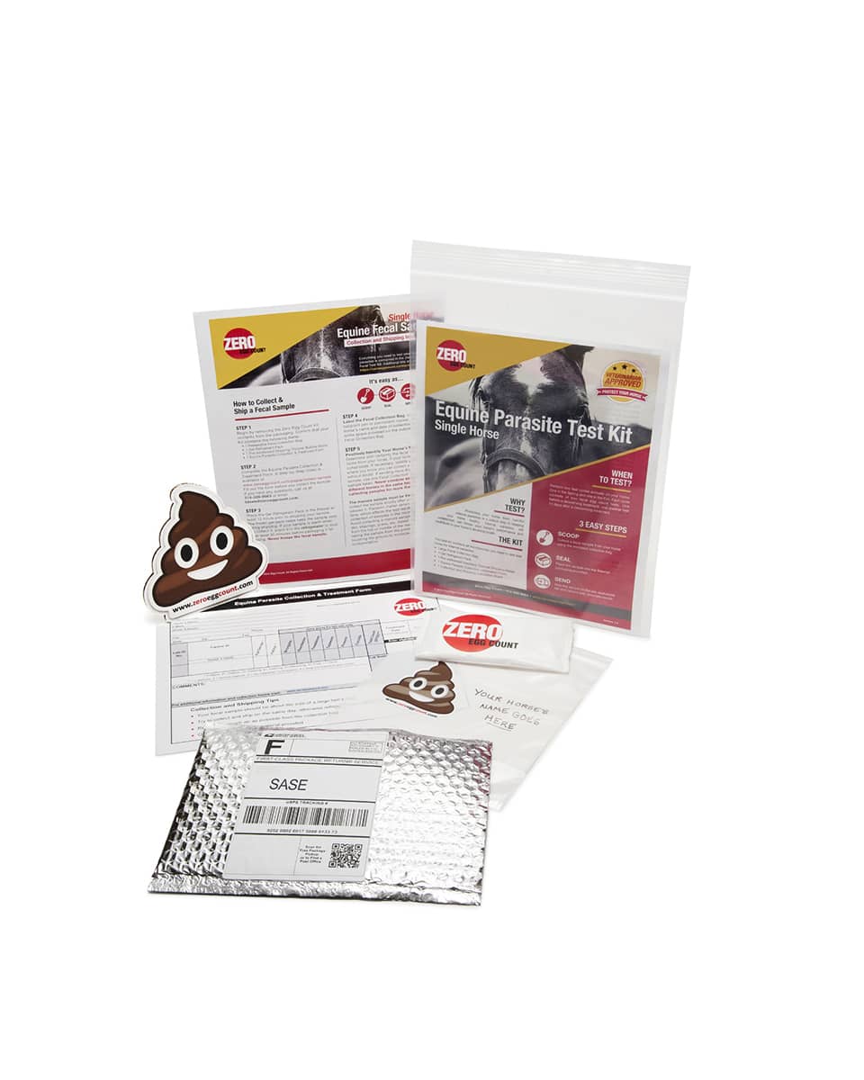 Equine Parasite Fecal Test Kit