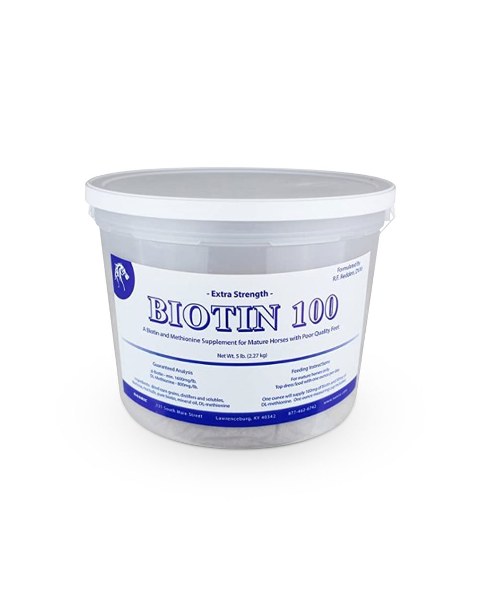 Extra Strength Biotin 100 equine hoof supplement