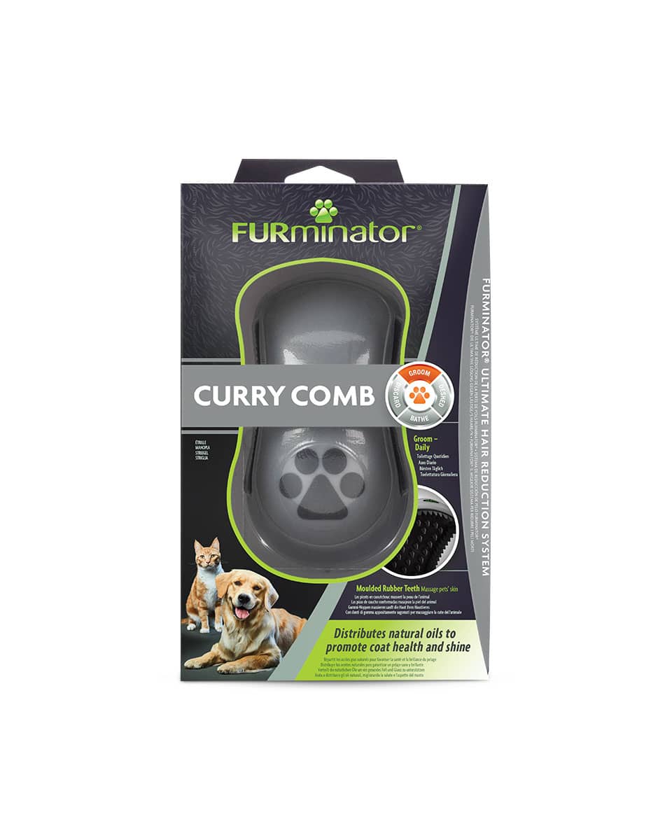 FURminator Curry Comb for Dogs