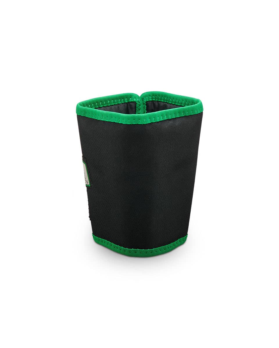 Fetlock Shields from The Click Horse Products - Black with Green Trim