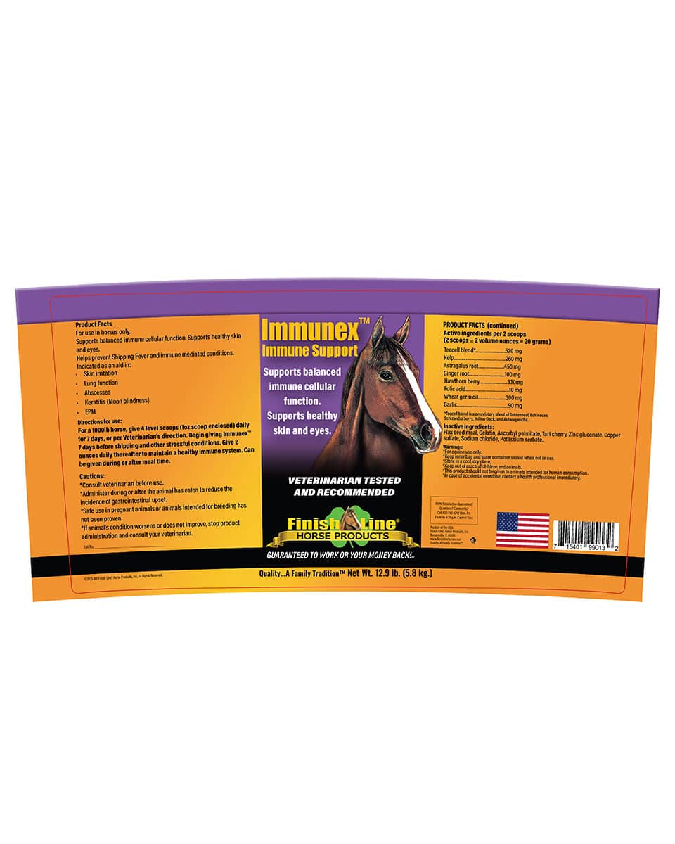 Immunex by Finish Line immune support supplement for horses