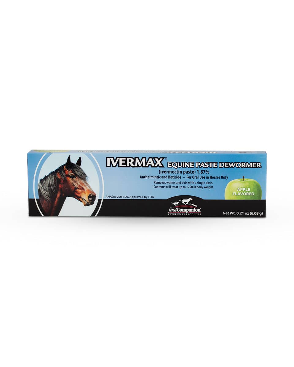 First Companion Ivermax Paste (Ivermectin) 1.87% equine wormer