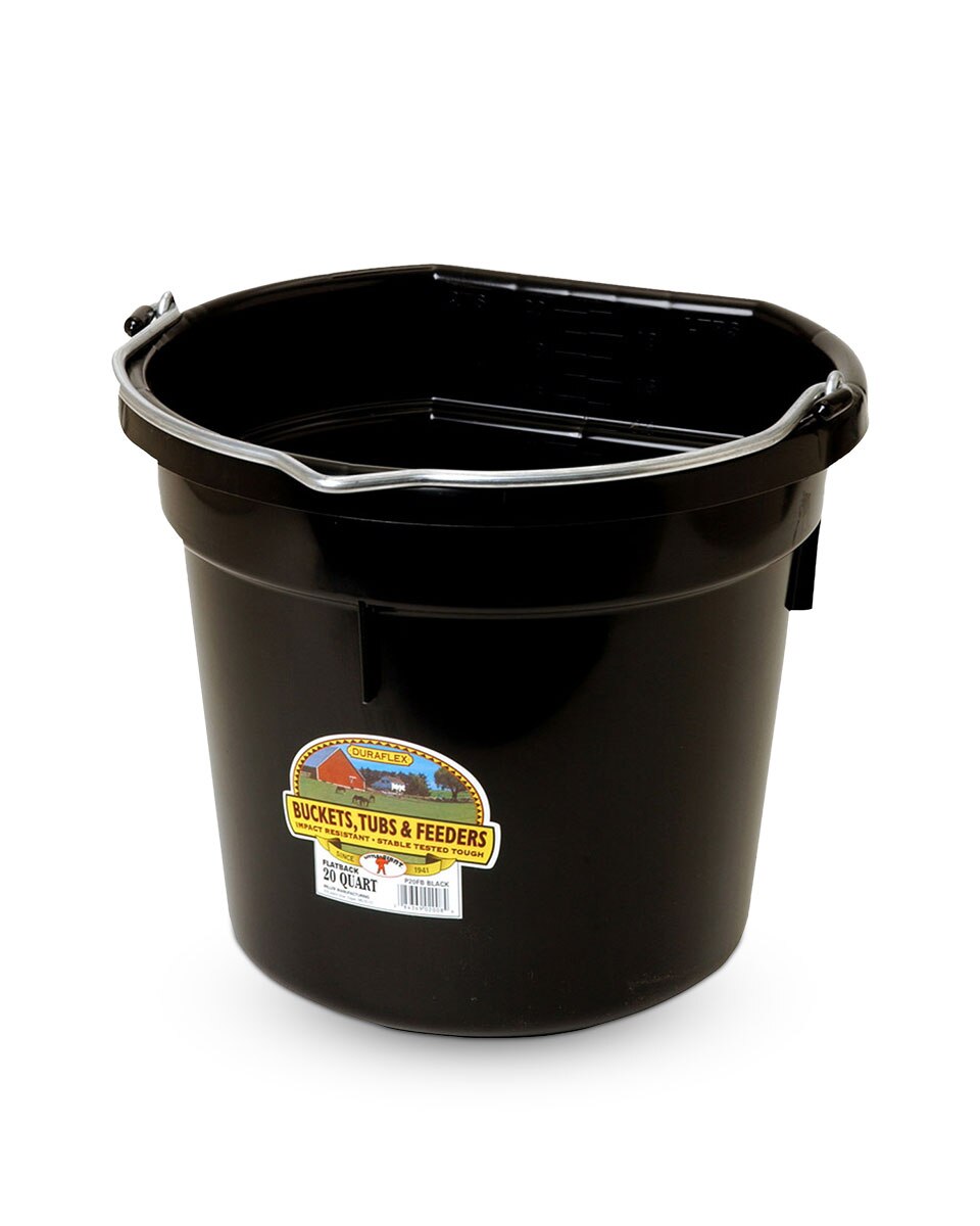 Allied Precision Heated Flatback Bucket, Blue, 10 qt