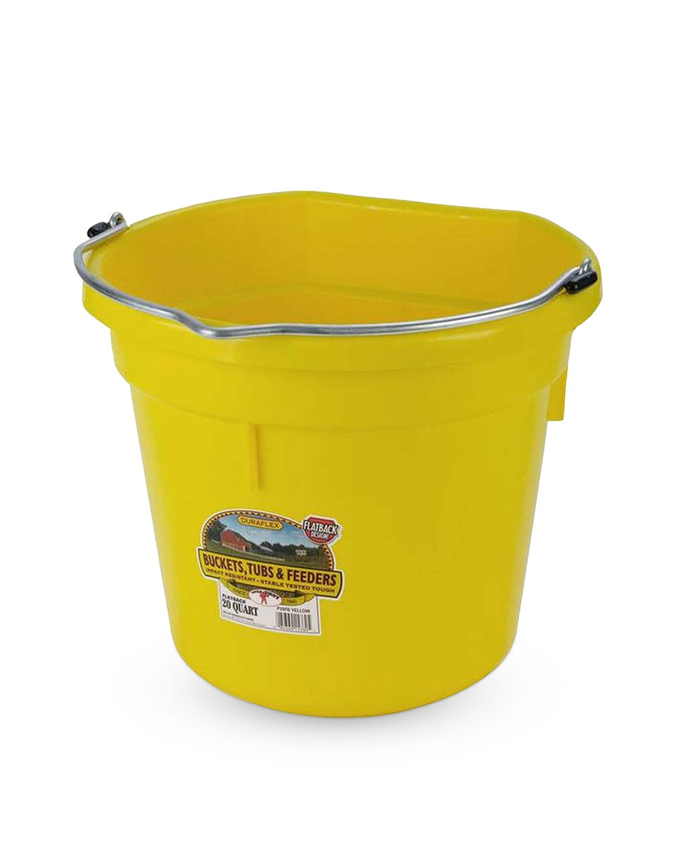 Flat Back Water Bucket- 20qt