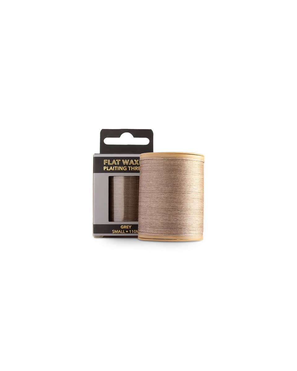 Hairy Pony Flat Waxed Plaiting Thread Grey