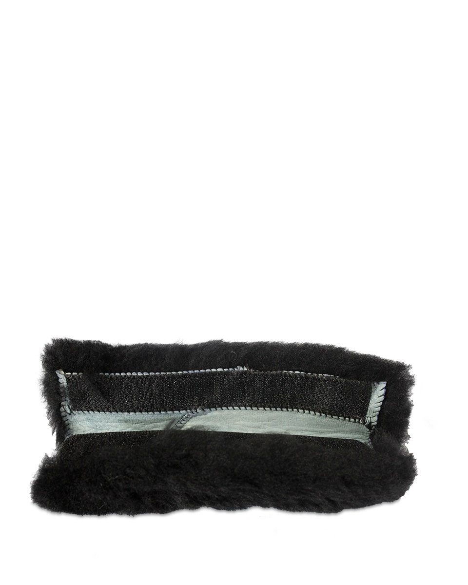 Fleeceworks Sheepskin Halter Black