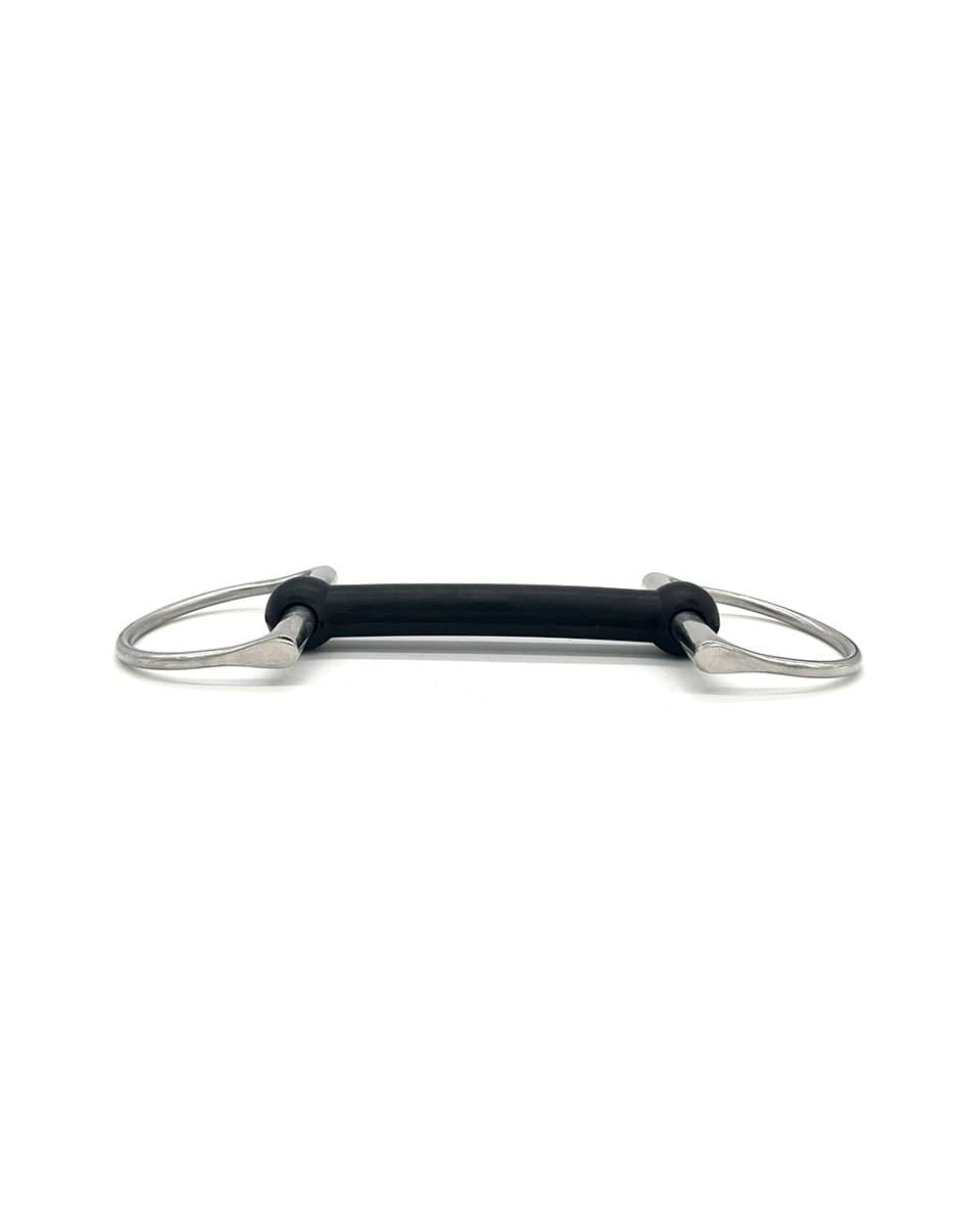 Jake Adams Equestrian Soft Flexi Mouth D-Ring Bit