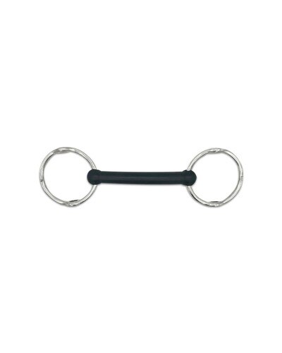 Soft Flexi Mouth Loose Ring Gag Bit by Jake Adams Equestrian