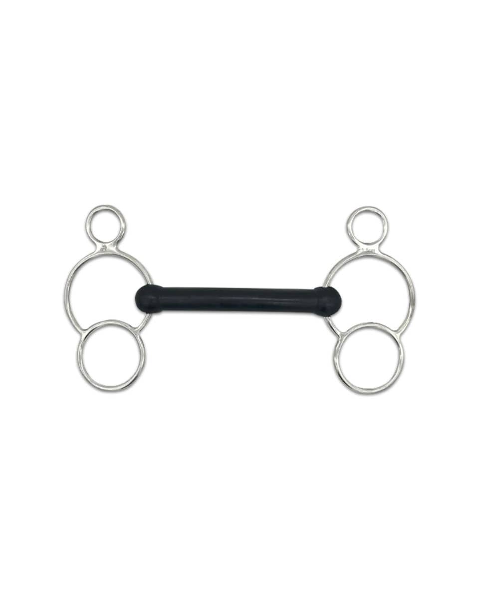 Soft Flexi Mouth Two Ring Bit by Jake Adams Equestrian