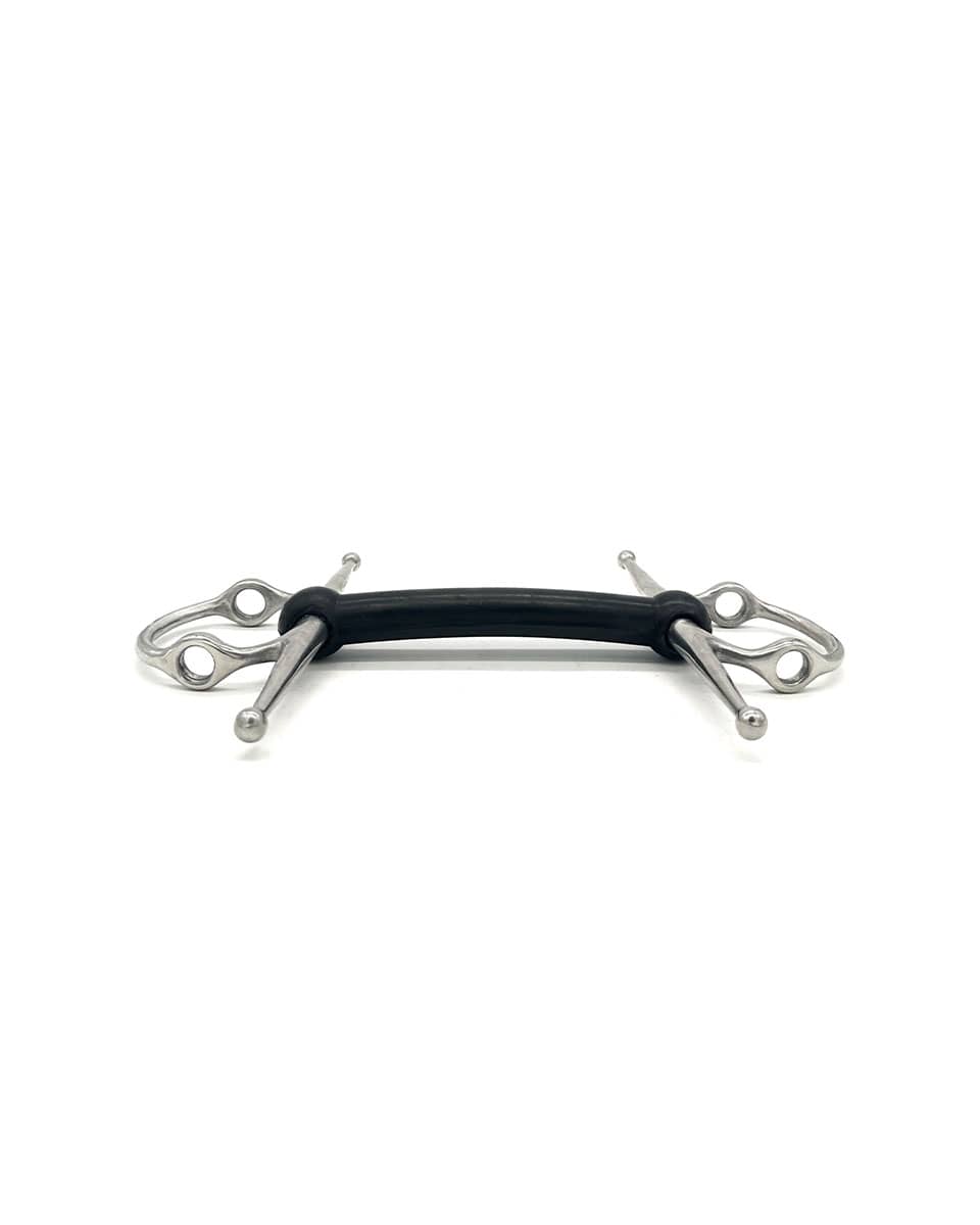 Jake Adams Equestrian Soft Flexi Nelson Gag Bit