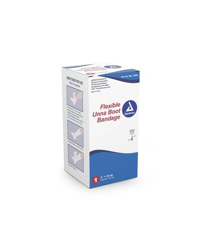 Dynarex Flexible Unna Boot Bandage 4 inch x 10 yards