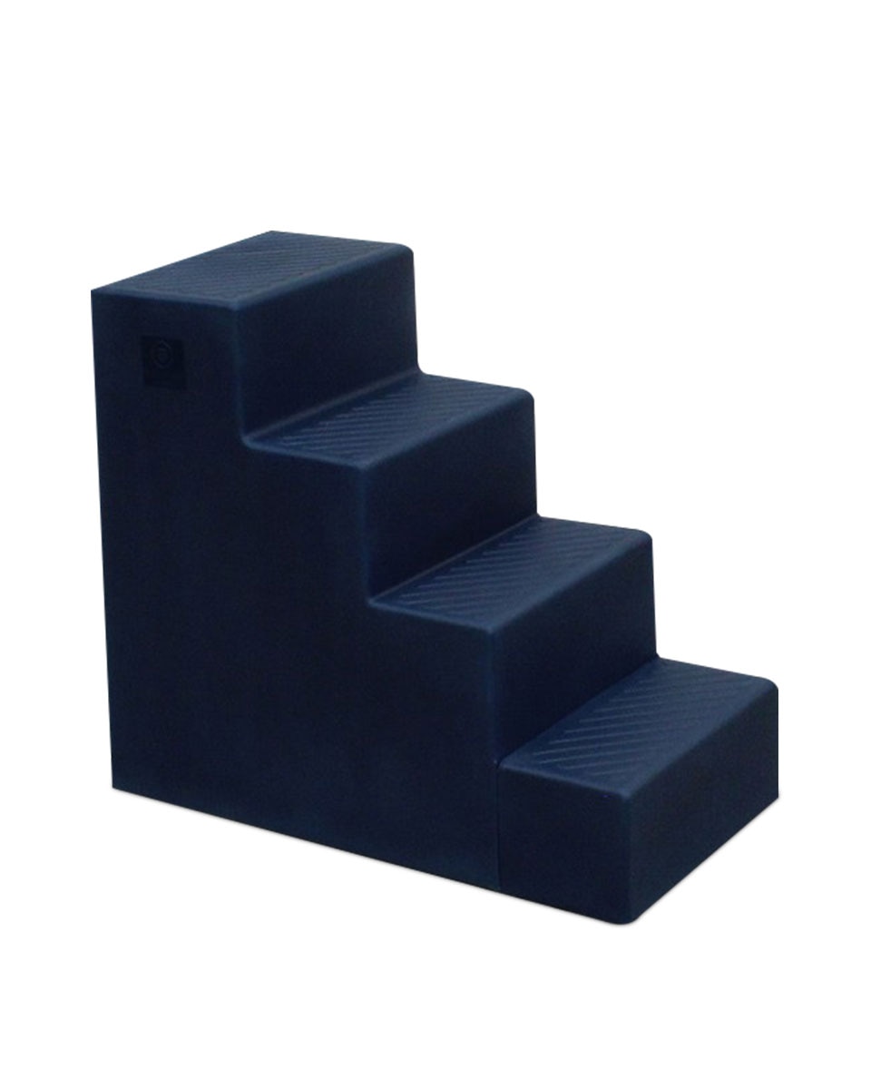 Four-Step horse Mounting Block by Burlingham Sports