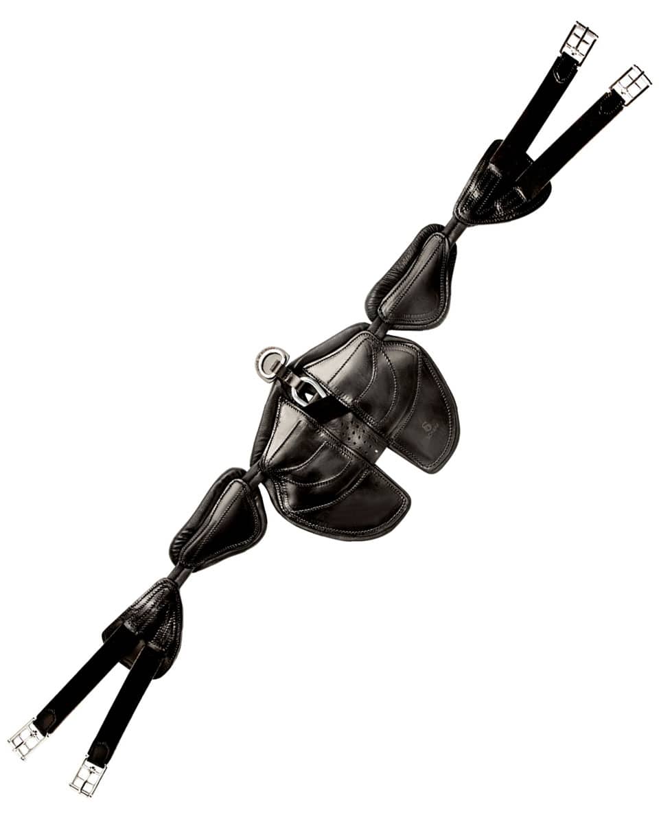 Scharf Freedom Black Girth Jumping with Stud Guard