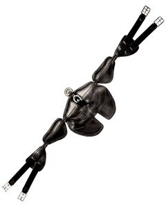 Scharf Freedom Black Girth Jumping with Stud Guard