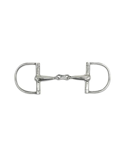 Hollow Mouth with French Link D-Ring Bit by Jake Adams Equestrian