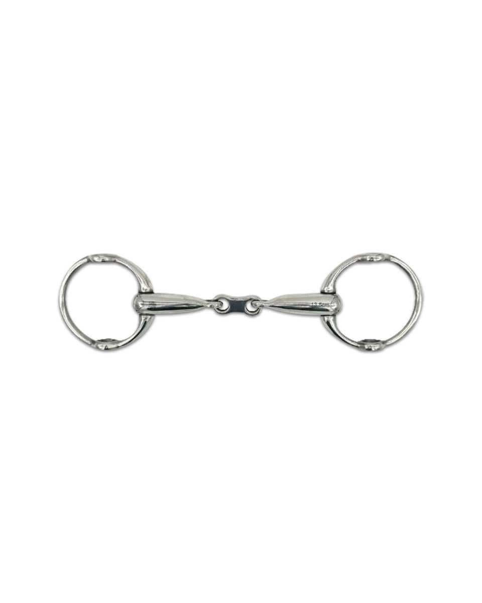 Hollow Mouth with French Link Fixed Gag Bit by Jake Adams Equestrian