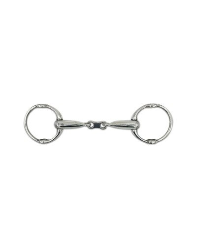 Hollow Mouth with French Link Fixed Gag Bit by Jake Adams Equestrian