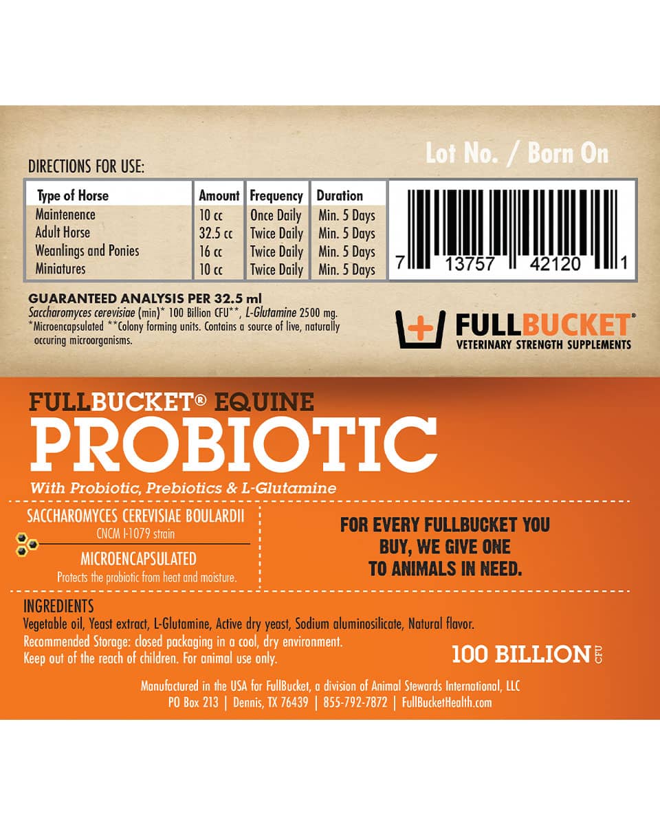 FullBucket Equine Probiotic Paste