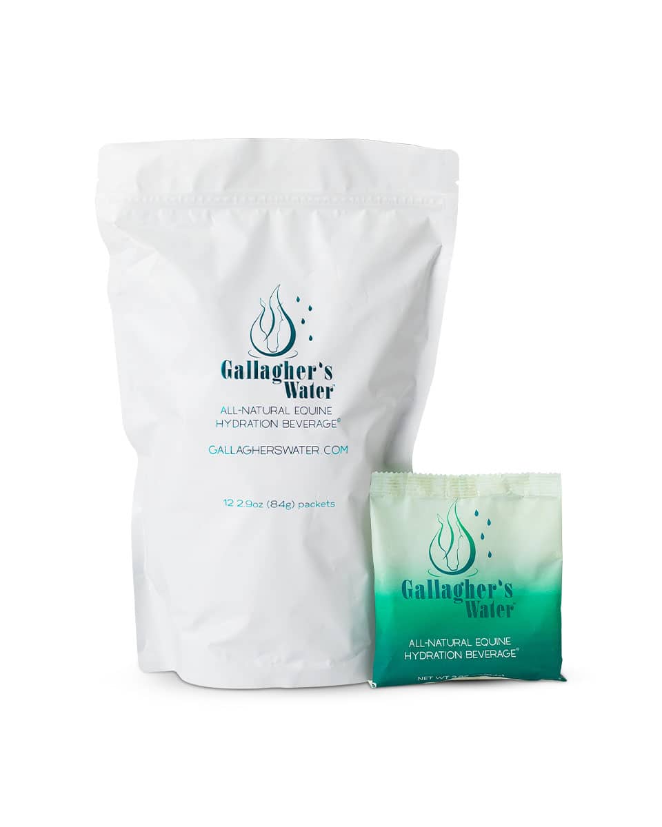 Gallagher's Water - all-natural hydration beverage for horses