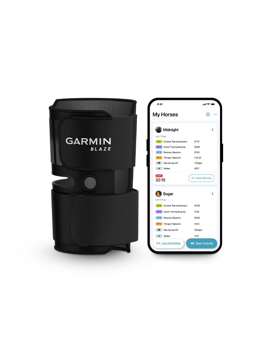 Blaze Tail Wrap Equine Wellness System from Garmin
