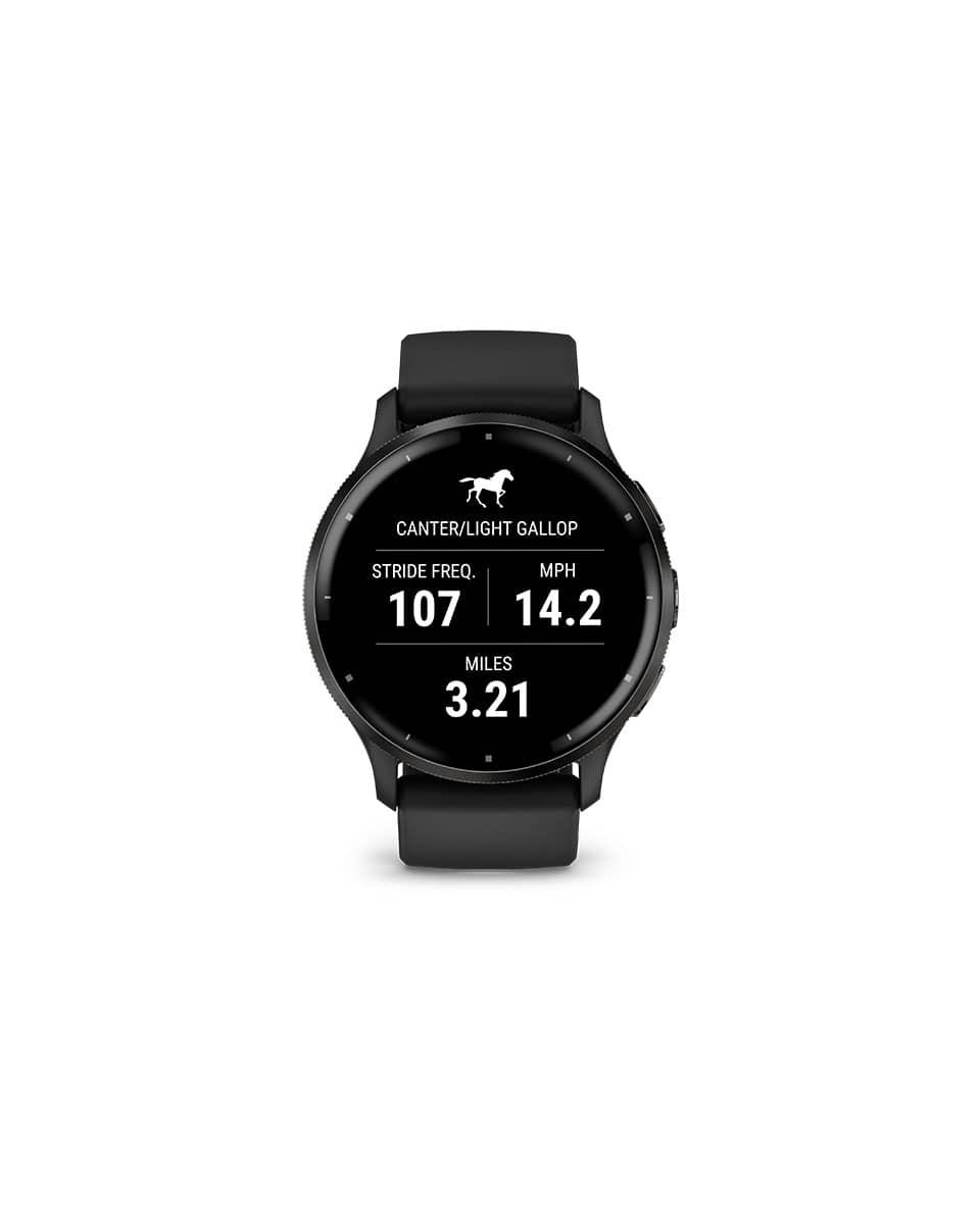 Garmin Venu 3 Health and Fitness Tracker Watch- 45mm- Slate with Black Band