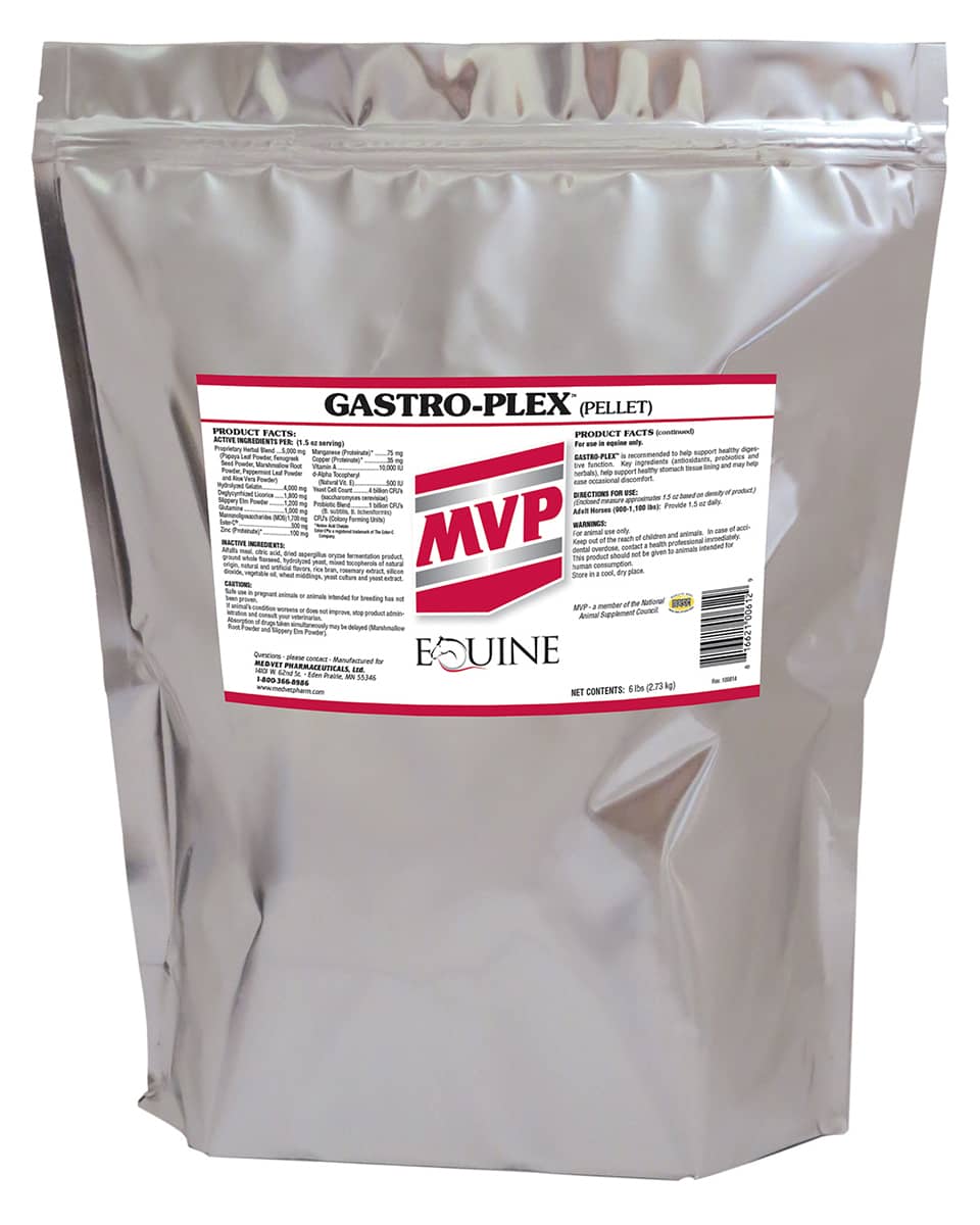 Gastro Plex hind gut supplement for horses