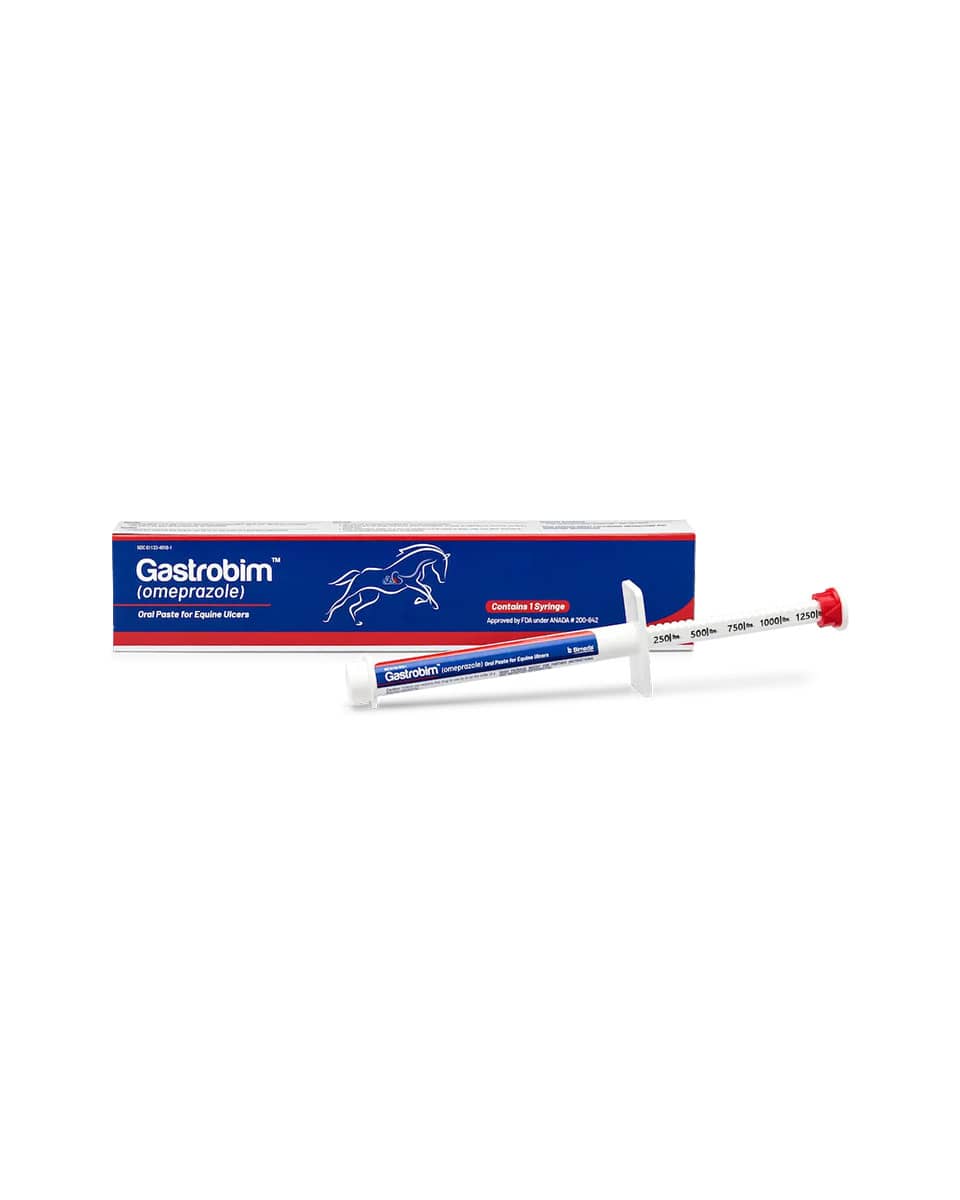 Gastrobim by Bimeda - FDA-approved omeprazole oral paste for horses